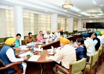  मुख्यमंत्री के नेतृत्व अधीन कैबिनेट द्वारा पंजाब सिवल सचिवालय में क्लर्कों के 106 पद भरने की मंज़ूरी  