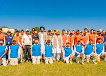  क्रिकेट मैच की करवाई शुरुआत