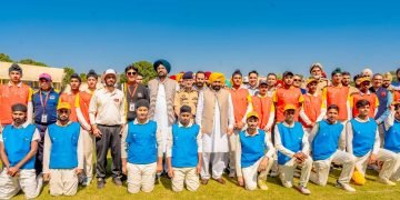  क्रिकेट मैच की करवाई शुरुआत