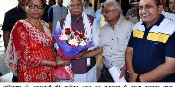 हरियाणा सरकार पत्रकारों के कल्याण के लिए प्रतिबद्ध : मनोहर लाल