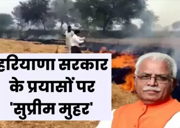 पराली जलाने पर अंकुश लगाने के हरियाणा सरकार के प्रयासों पर ‘सुप्रीम मुहर’
