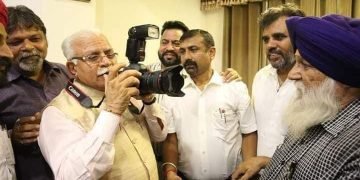 चंडीगढ़ के वरिष्ठ प्रेस फोटो जर्नलिस्ट संतोख सिंह के निधन पर मुख्यमंत्री मनोहर लाल ने जताया शोक