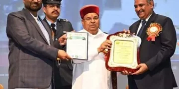 हकृवि के कुलपति प्रो. बी.आर. काम्बोज को एम.एस. स्वामीनाथन अवार्ड से नवाजा