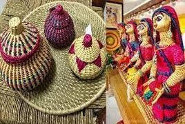 सिक्की आर्ट से नदियों की घास को उपयोगी बनाकर दी नई पहचान