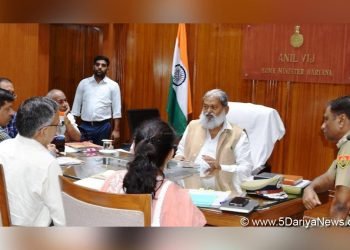 हरियाणा राज्य एनफोर्समेंट ब्यूरो ने 7 फरवरी को अवैध खनन के विरूद्ध चलाया अभियान  – गृह मंत्री अनिल विज