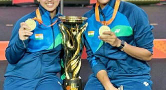 तेजिन्दर तूर और हरमिलन बैंस ने एशियन इंडोर एथलैटिक्स चैंपियनशिप में स्वर्ण पदक जीते