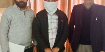 10,000 रुपये रिश्वत लेते हुए ए.एस.आई को विजीलैंस ने किया काबू 