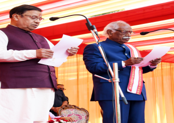 हरियाणा राजभवन में हुआ शपथ ग्रहण समारोह