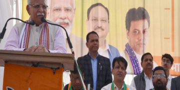 प्रधानमंत्री नरेंद्र मोदी का द्वारका एक्सप्रेस वे का उदघाटन करने के लिये मुख्यमंत्री मनोहर लाल ने जताया आभार