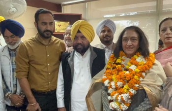 कैबिनेट मंत्री मीत हेयर की हाजिऱी में राज लाली गिल ने पंजाब राज्य महिला आयोग के चेयरपर्सन के तौर पर पद संभाला