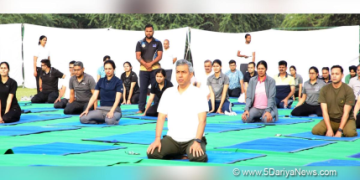 योग क्रियाओं के साथ दूसरे दिन शुरू हुई आईजी/एसपी कॉन्फ्रेंस