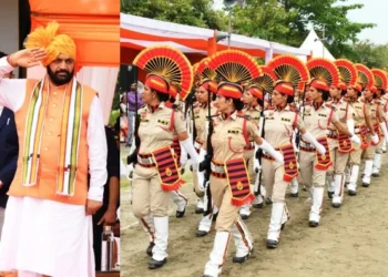 78वें स्वतंत्रता दिवस समारोह में मुख्यमंत्री ने किया ध्वजारोहण