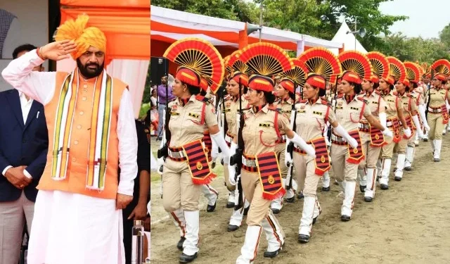 78वें स्वतंत्रता दिवस समारोह में मुख्यमंत्री ने किया ध्वजारोहण