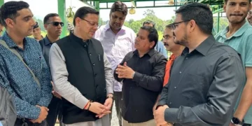 पत्रकारों ने की सीएम धामी से मुलाकात