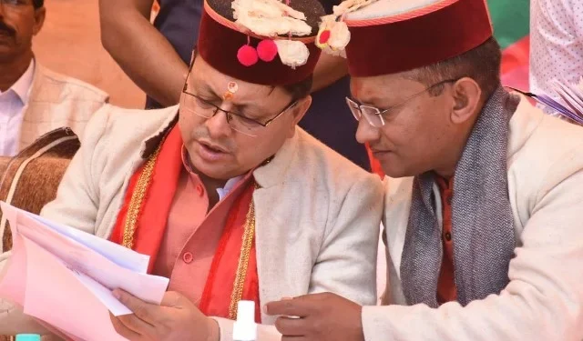 पुरोला विधायक ने की सीएम धामी से मुलाकात