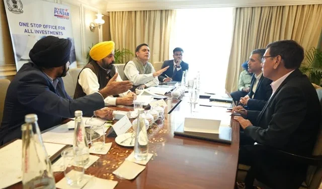 प्रमुख उद्योगपतियों ने की सीएम मान से मुलाकात