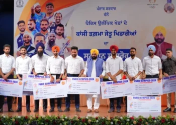 मुख्यमंत्री मान ने की हॉकी टीम के खिलाड़ियों पर धनवर्षा