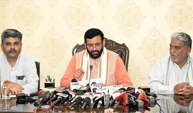 विपक्ष के पास कहने को कुछ नहीं, झूठ फैला रही है कांग्रेस - सैनी