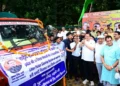 सीएम धामी ने स्वच्छता वाहनों को दिखाई हरी झंडी