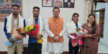 सीएम से ओलंपिक खिलाड़ियों ने की भेंट