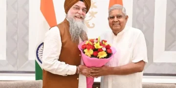 स्पीकर संधवां ने की उपराष्ट्रपति से मुलाकात