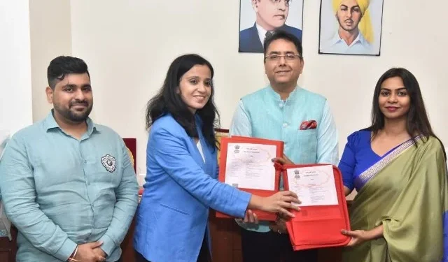 P.S.D.M. ने किया रैना एजुकेशन फाउंडेशन के साथ करार