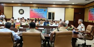 अपराध नियंत्रण को लेकर अफसरों की हाईलेवल मीटिंग आयोजित