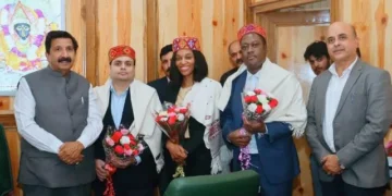 उप-मुख्यमंत्री से मिले न्यू डेवलपमेंट बैंक के प्रतिनिधि