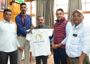 ओलंपिक पदक विजेता निषाद कुमार ने सीएम से की भेंट