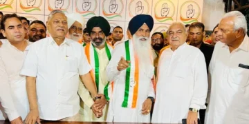 कालांवाली के पूर्व विधायक बलकौर सिंह कांग्रेस में शामिल