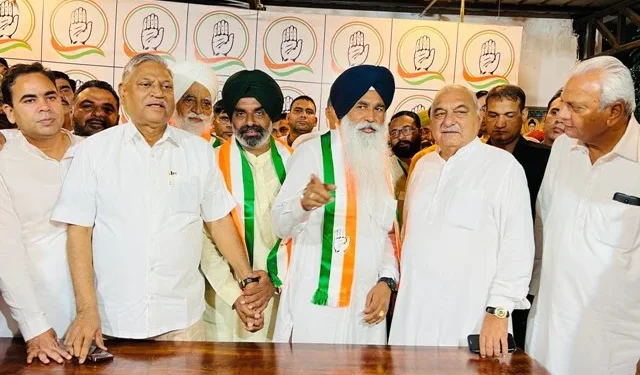 कालांवाली के पूर्व विधायक बलकौर सिंह कांग्रेस में शामिल