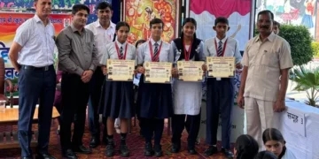 पीएम श्री जवाहर नवोदय विद्यालय में हिंदी प्रश्नोत्तरी आयोजित