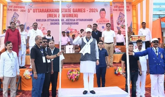 मुख्यमंत्री ने किया 5 वें राज्य ओलंपिक खेलों का शुभारंभ