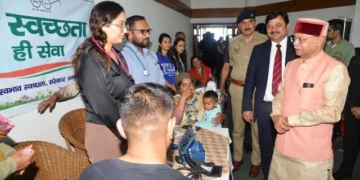 राज्यपाल ने फागू में स्वच्छता ही सेवा पखवाड़ा में भाग लिया