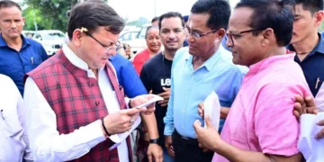 सीएम धामी ने सुनी जमसस्याएं