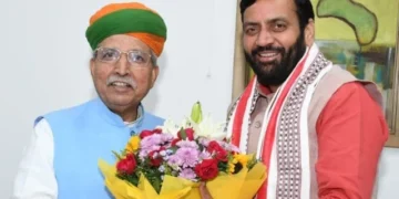केंद्रीय मंत्री मेघवाल ने सीएम सैनी से की मुलाकात
