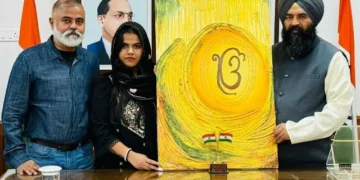 डिप्टी स्पीकर ने किया प्रतिभाशाली चित्रकार का सम्मान