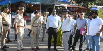 डीसी ने लिया नवरात्र मेले की तैयारियों का जायजा