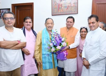 धामी ने दी पूर्व सीएम खंडूरी को जन्मदिन की बधाई