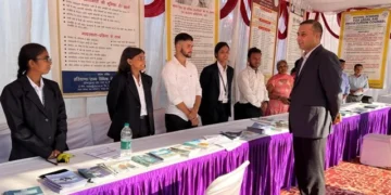 माता मनसा देवी मंदिर में लगाया जा रहा कानूनी जागरूकता शिविर