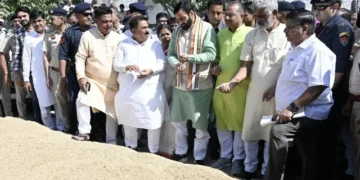 मुख्यमंत्री ने कुरुक्षेत्र में अनाज मंडियों का किया दौरा