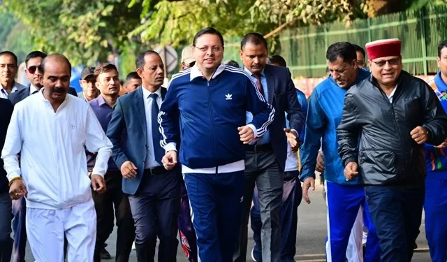 सीएम ने ओपन रन फॉर यूनिटी क्रॉस कंट्री दौड़ में लिया हिस्सा