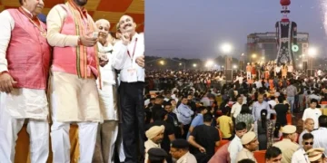 सीएम सैनी ने पंचकूला में किया रावण दहन