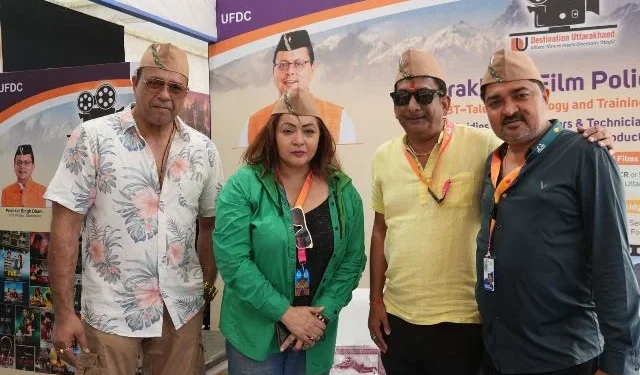 I.F.F.I.के फिल्म बाजार में उत्तराखंड पवेलियन बना आकर्षण का केंद्र