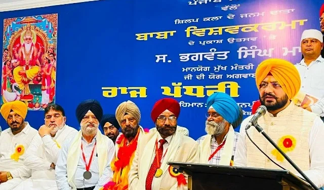 मंत्री सौंद ने विश्वकर्मा दिवस पर कार्यक्रम में लिया हिस्सा