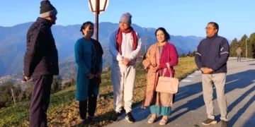 मॉर्निंग वॉक के दौरान सीएम धामी ने की लोगों से की मुलाकात
