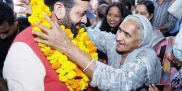 सैनी ने किया अपने निर्वाचन क्षेत्र का किया दौरा