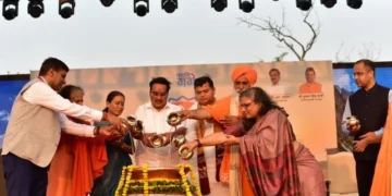 हरिद्वार के चंडी घाट पर आयोजित हुआ आठवां गंगा उत्सव