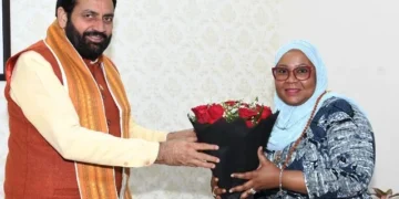 तंजानिया के प्रतिनिधिमंडल ने सीएम सैनी से की मुलाकात