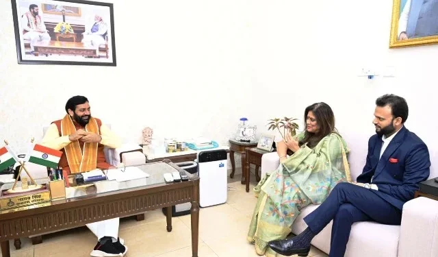 बेल्जियम की कंपनी के डेलिगेशन ने की सीएम से मुलाकात